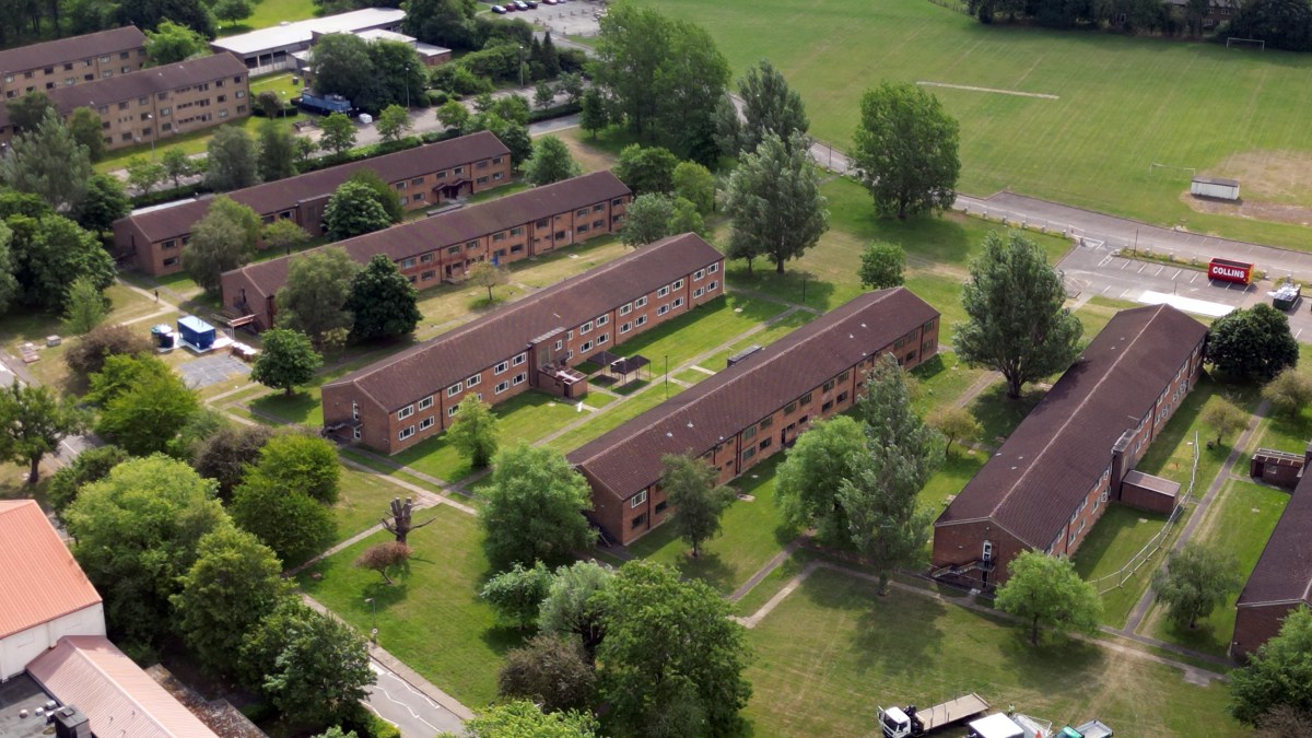 Labour accused of another U-turn over migrants housed on RAF base