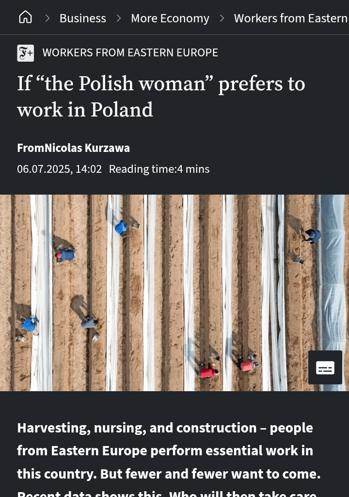 When "the Polish woman" prefers to work in Poland
