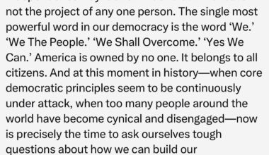 This is what a real President sounds like. Unlike the current occupant of the White House, President Barack Obama showed care and respect for all Americans—not just one political party. Happy 4th of July!