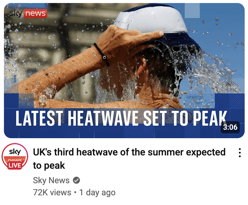 Good news, everybody. It's not going to get infinitely hotter.