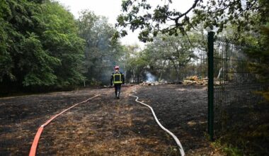 le feu est fixé, 370 pompiers mobilisés cette nuit