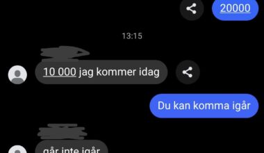 Så kan det vara