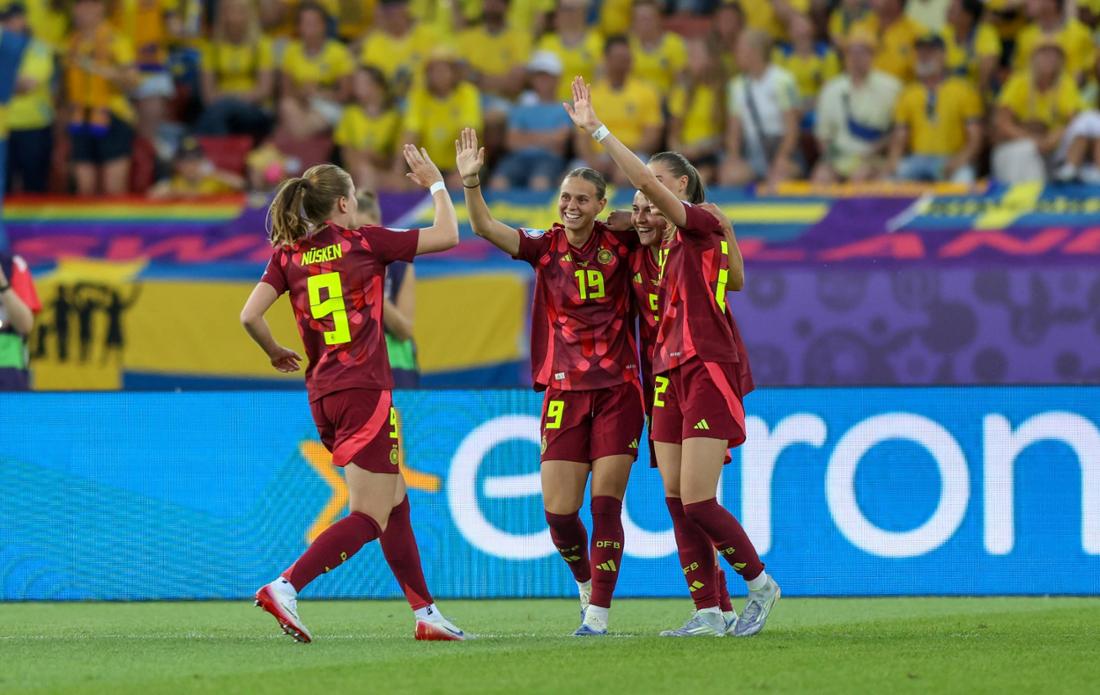 Die DFB-Frauen hoffen, auch gegen Frankreich jubeln zu können.