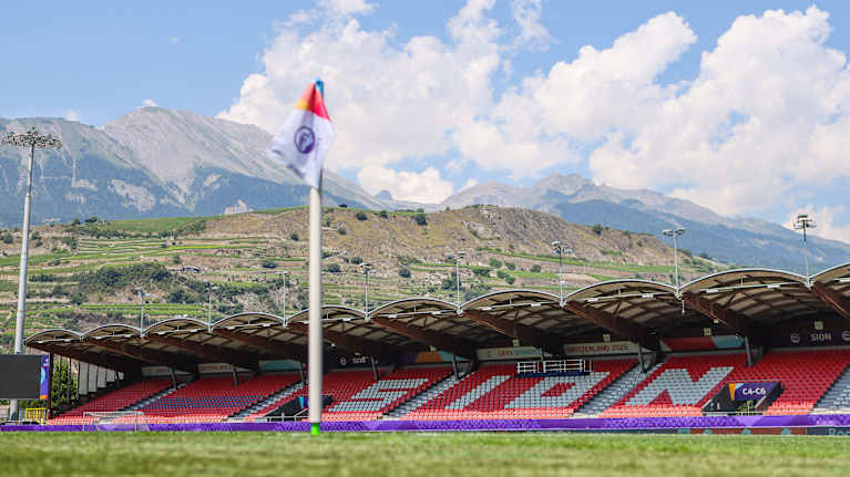 Sionin stadion jalkapallon EM-kisoissa 2025.