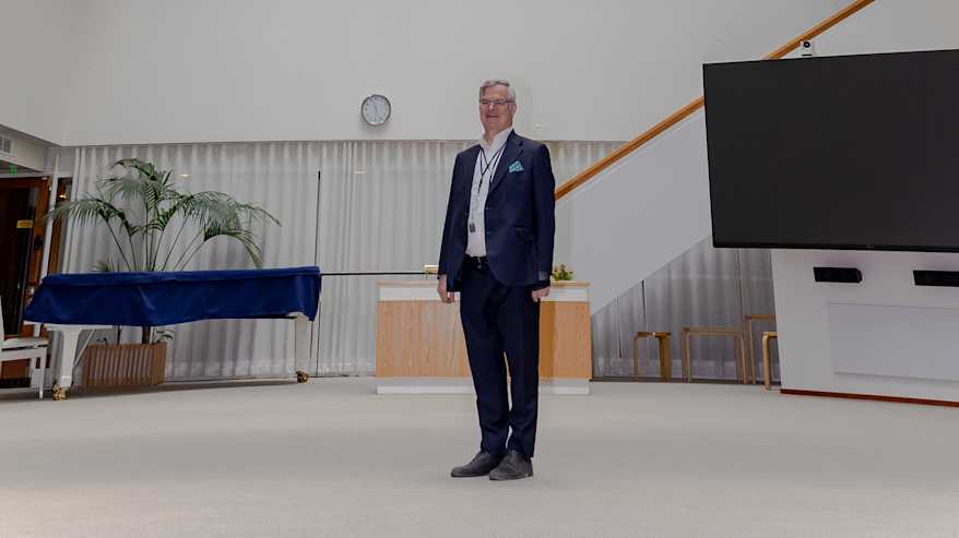 Kelan uusi pääjohtaja Lasse Lehtonen Kelan pääkonttorissa Helsingissä 10.7.2025.