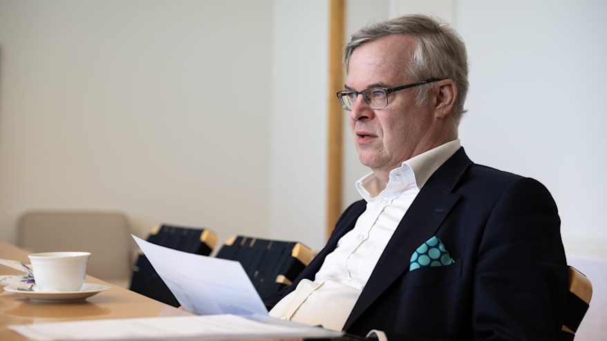 Kelan uusi pääjohtaja Lasse Lehtonen Kelan pääkonttorissa Helsingissä 10.7.2025.