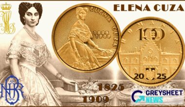 enlarged image for Romania. New Gold Proof Coins Released in Honour of First Consort Elena Cuza