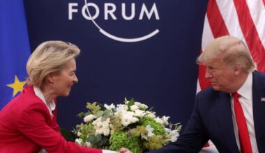 Trump, EU chief meet aiming for trade deal after long standoff