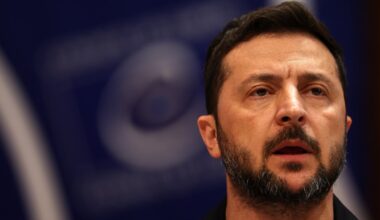 Le président ukrainien Volodymyr Zelensky au Conseil de l'Europe à Strasbourg le 25 juin 2025