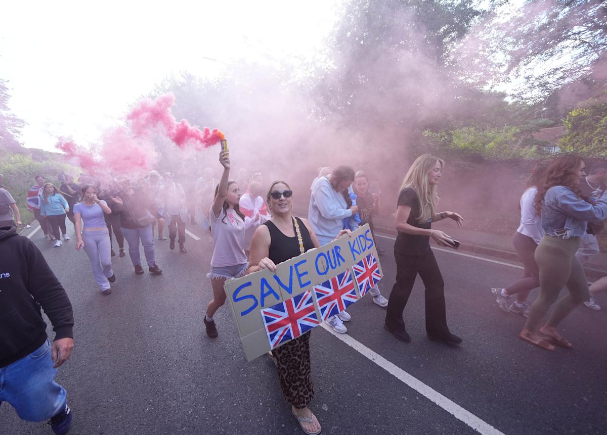 Demonstrations continue as man due in court following violence