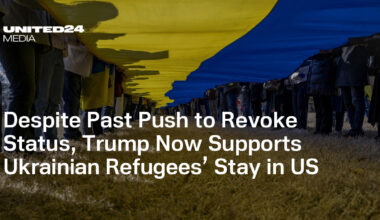 Despite Past Push to Revoke Status, Trump Now Supports Ukrainian Refugees’ Stay in US — UNITED24 Media