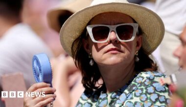Heatwave pushes UK temperatures to 34.7C as millions face hosepipe bans