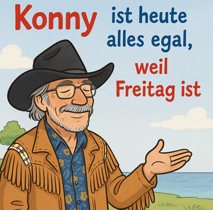 Weil conni jetzt verboten ist.... Es ist einfach Freitag Junge!