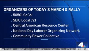 Thousands expected at downtown LA rally and protest – NBC Los Angeles