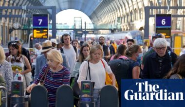 Rail fares rose by 5.1% in Great Britain over past year, data shows | Rail fares