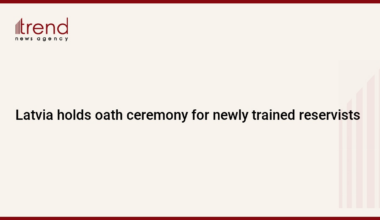 Latvia holds oath ceremony for newly trained reservists
