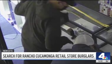 Watch criminals burglarizing a Rancho Cucamonga small business – NBC Los Angeles