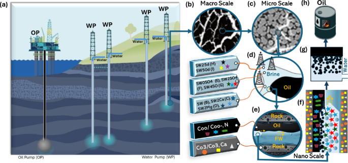 Comprehensive experimental study of multivariable oil–brine–rock interactions: impact of brine–rock chemistry and crude oil polarity on enhanced oil recovery in carbonate reservoirs
