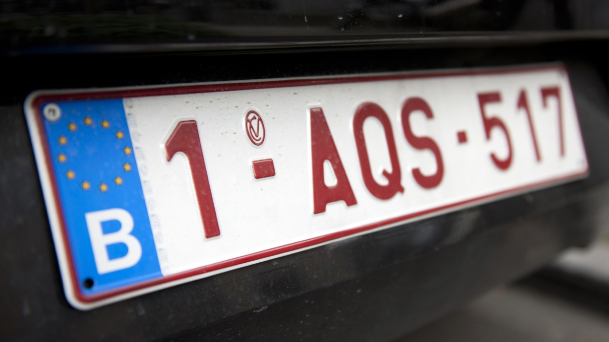 Un seul changement ce 1er août en Belgique : les plaques d’immatriculation