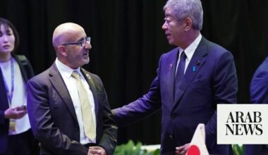 Japanese FM offers support for Palestine in talk with Salameh