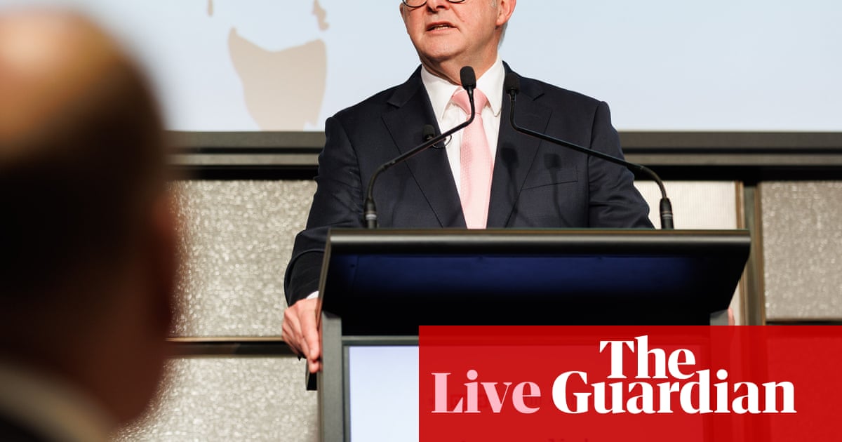 Australia news live: PM takes aim at ‘economic self-harm’ of tariffs; ‘no silver bullet’ to solving childcare sector crisis, Clare says | Australia news
