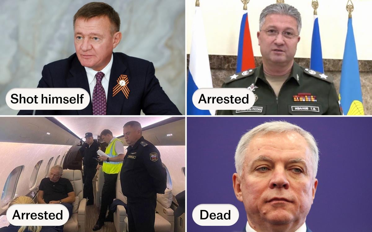 Russian elite living in fear as Putin purges take bloody toll