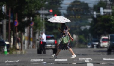 Extreme heat grips Japan, even Hokkaido