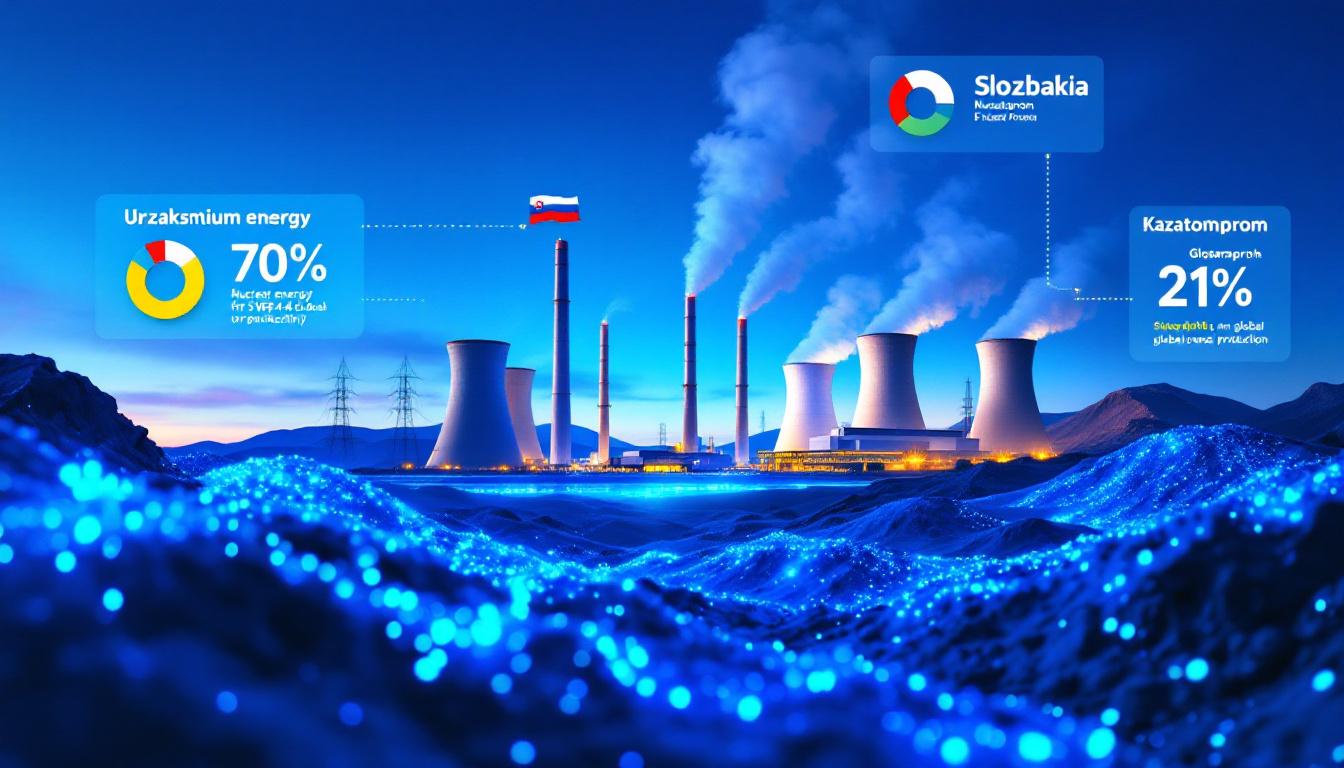 Kazatomprom and Slovakia form uranium deal.