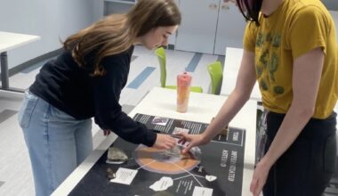 Anastasia Eriksen works in the University of Nebraska Museum.