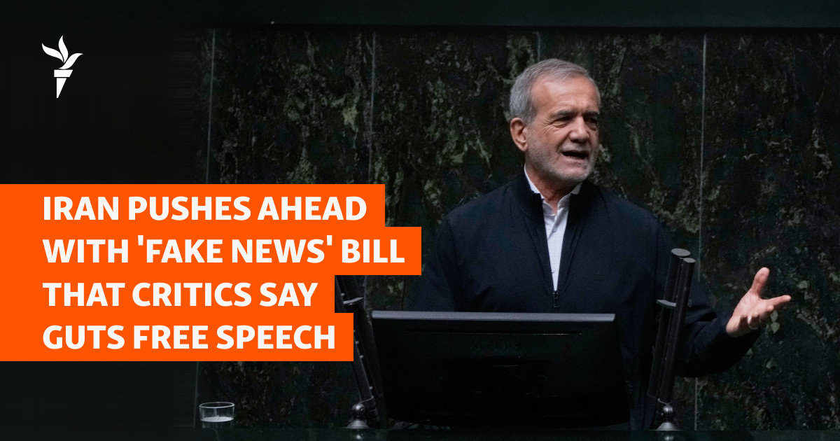 Iran Pushes Ahead With 'Fake News' Bill That Critics Say Guts Free Speech