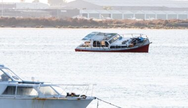 Boat close to sinking in Tauranga Harbour