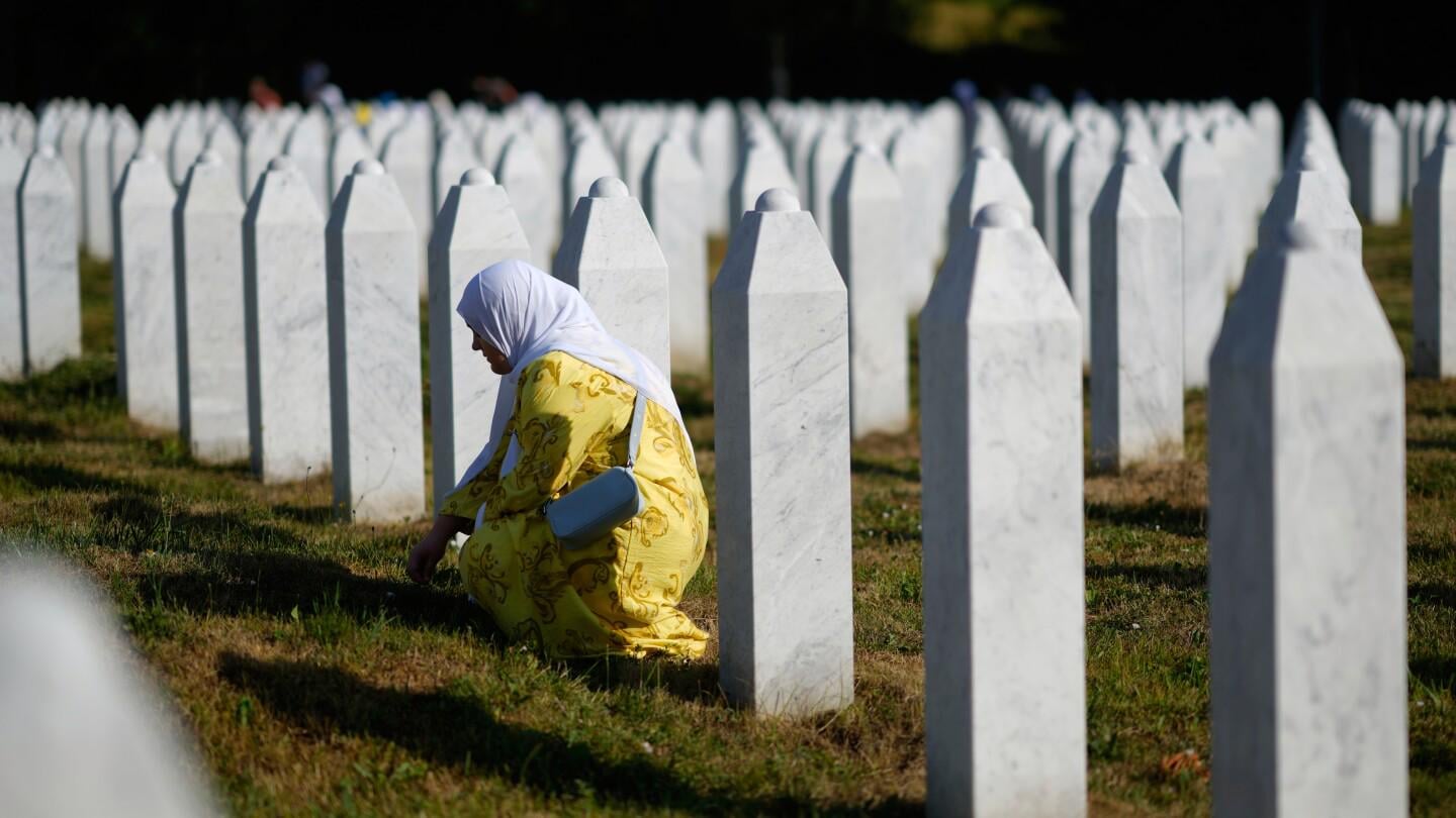 Thousands gather in Srebrenica on 30th anniversary of Europe's only acknowledged genocide since WWII