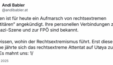 Andreas Babler verurteilt Aufmarsch der neofaschistischen "Identitären"