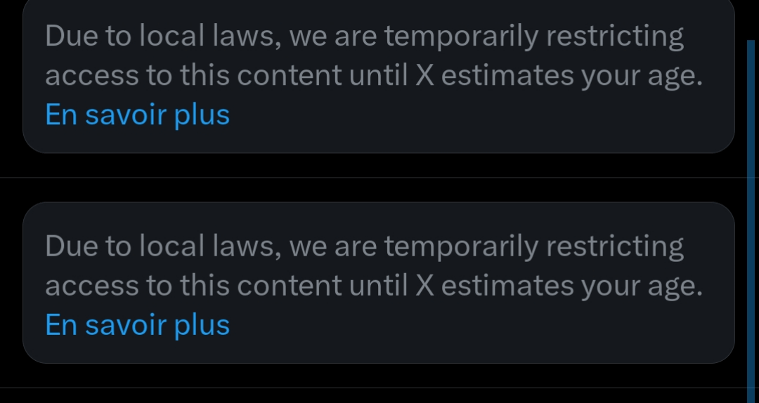 Belgium twitter porn ban ?