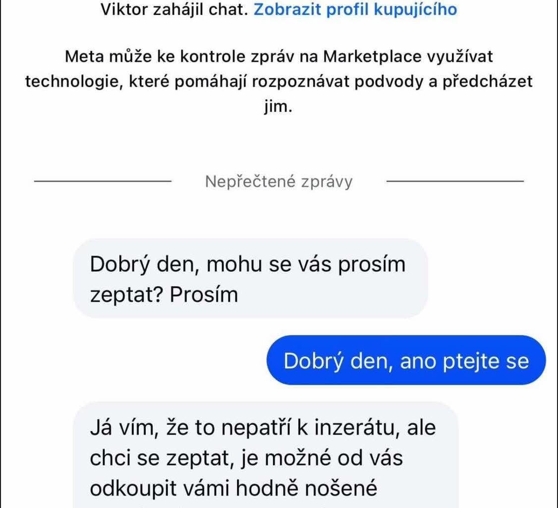 A vaše zajímavosti při prodeji?