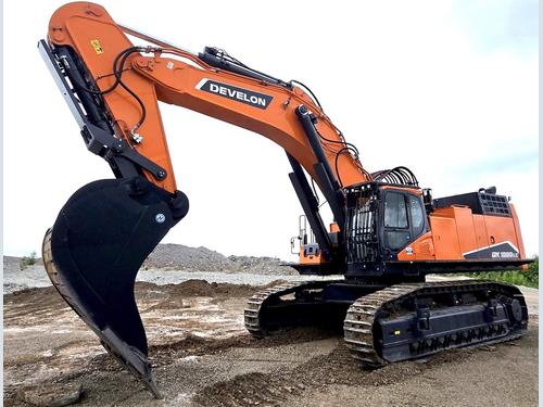 Second Develon 100 tonne Excavator at Estonia Mine  
