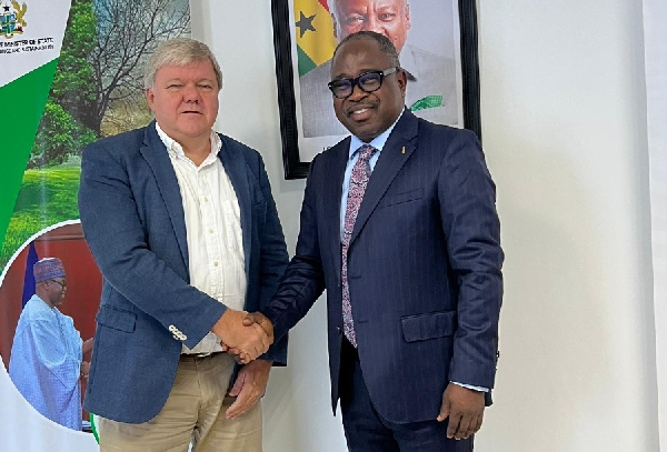 Denmark Ambassador Tom Norring pays courtesy visit on Climate Change Minister Issifu Seidu