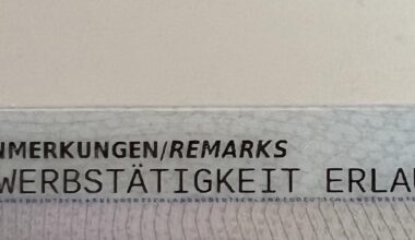 Do I need Zusatzblatt for my Aufenthaltstitel?