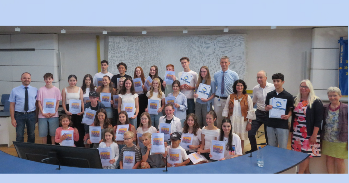 Schüler aus Pforzheim und dem Enzkreis räumen Europa-Preise ab - Pforzheim