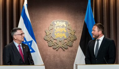 Israel to open embassy in Estonia, deepening security and digital ties