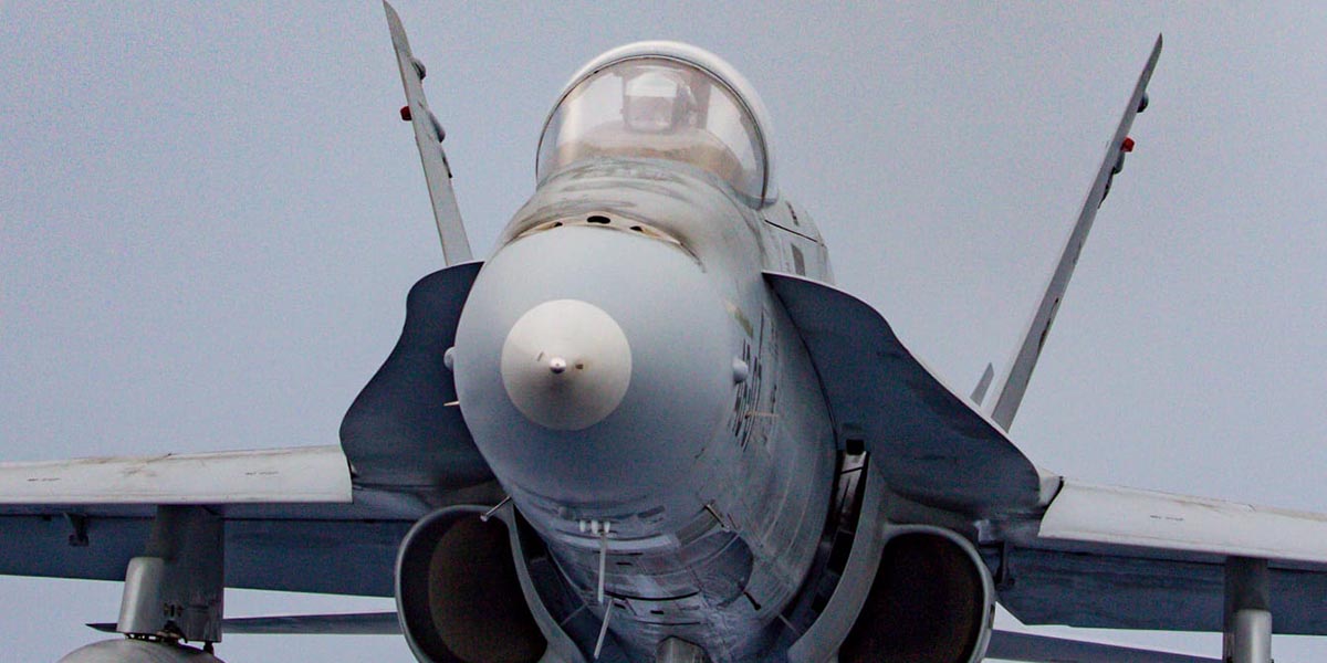 Spain’s first military deployment in Iceland with six EF-18 fighters on an IAP mission
