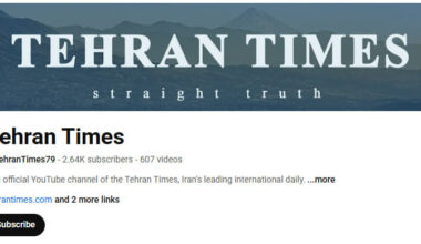 YouTube bans Tehran Times channel 
