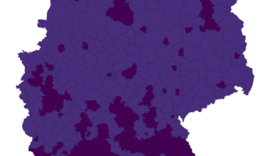 [OC] Windräder in Deutschland - eine Datenvisualisierung
