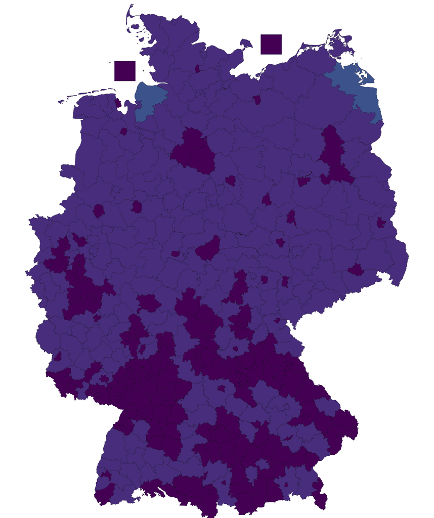 [OC] Windräder in Deutschland - eine Datenvisualisierung