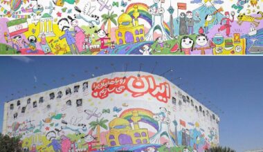 27 martyred children depicted on Enqelab Square mural 