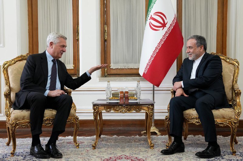UNHCR chief discuss undocumented Afghans repatriation in Tehran meeting with Araghchi