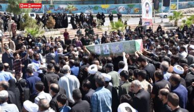 Security force killed by terrorists laid to rest in massive ceremony