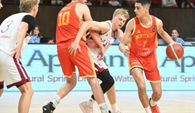 The first defeat for young basketball players, Montenegro lost to Latvia