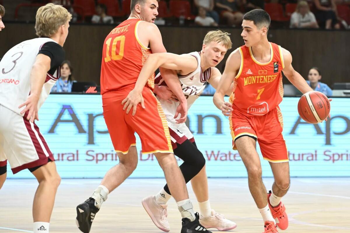 The first defeat for young basketball players, Montenegro lost to Latvia