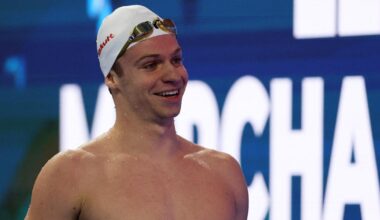 EN DIRECT - Mondiaux de natation: imbattable Léon Marchand médaillé d’or, Maxime Grousset 7e du 100m